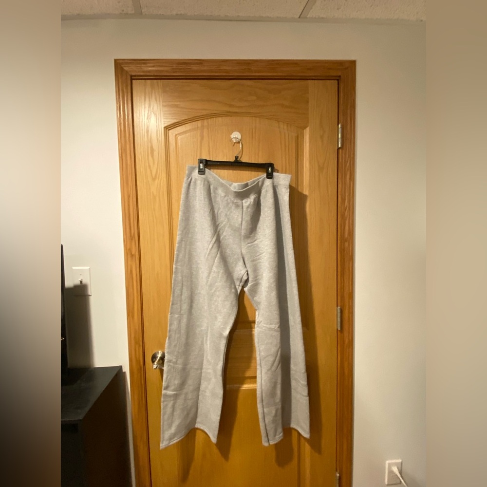 Hanes Eco Smart Men’s 2XL Light Grey Straight Leg Sweatpants NEW/UNWORN